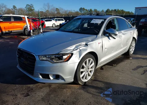 2014 Audi A6 3.0T Premium Plus from USA, damaged, VIN WAUFGAFC0EN029485
